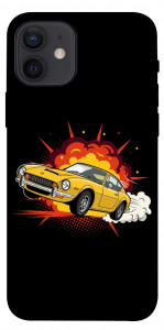 Чохол Retro comics car black для iPhone 12