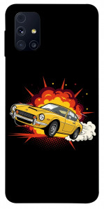 Чохол Retro comics car black для Galaxy M31s