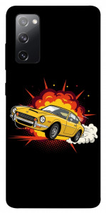 Чехол Retro comics car black для Galaxy S20 FE