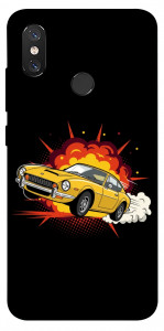 Чохол Retro comics car black для Xiaomi Mi 8