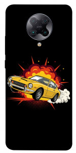Чохол Retro comics car black для Xiaomi Redmi K30 Pro