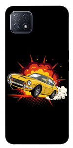 Чехол Retro comics car black для Oppo A73