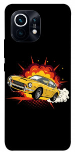 Чехол Retro comics car black для Xiaomi Mi 11