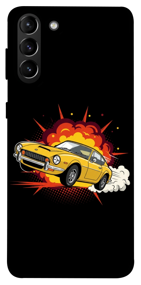Чохол Retro comics car black для Galaxy S21+