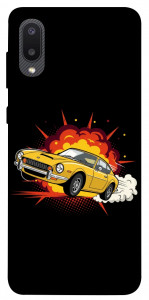 Чохол Retro comics car black для Galaxy A02