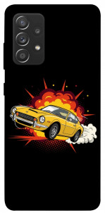 Чохол Retro comics car black для Samsung Galaxy A72 4G