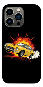 Чехол Retro comics car black для iPhone 13 Pro