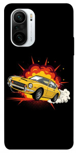 Чехол Retro comics car black для Xiaomi Redmi K40 Pro+
