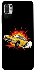 Чехол Retro comics car black для Xiaomi Poco M3 Pro