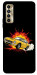 Чохол Retro comics car black для TECNO Camon 17P