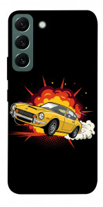 Чохол Retro comics car black для Galaxy S22