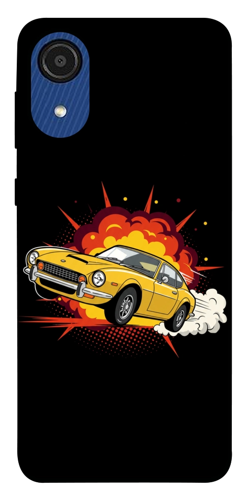 Чохол Retro comics car black для Galaxy A03 Core