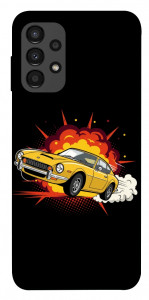 Чехол Retro comics car black для Galaxy A13 4G