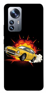 Чохол Retro comics car black для Xiaomi 12X