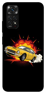 Чохол Retro comics car black для Xiaomi Redmi Note 11 (Global)