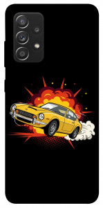 Чохол Retro comics car black для Galaxy A52s