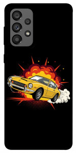 Чехол Retro comics car black для Galaxy A73 5G