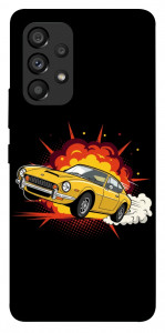 Чехол Retro comics car black для Galaxy A53
