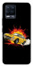 Чехол Retro comics car black для Realme 8