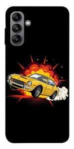 Чехол Retro comics car black для Galaxy A04s