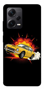 Чохол Retro comics car black для Xiaomi Redmi Note 12 Pro 5G