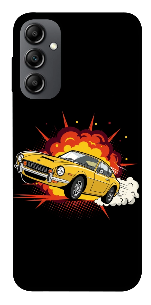 Чехол Retro comics car black для Galaxy A14 5G