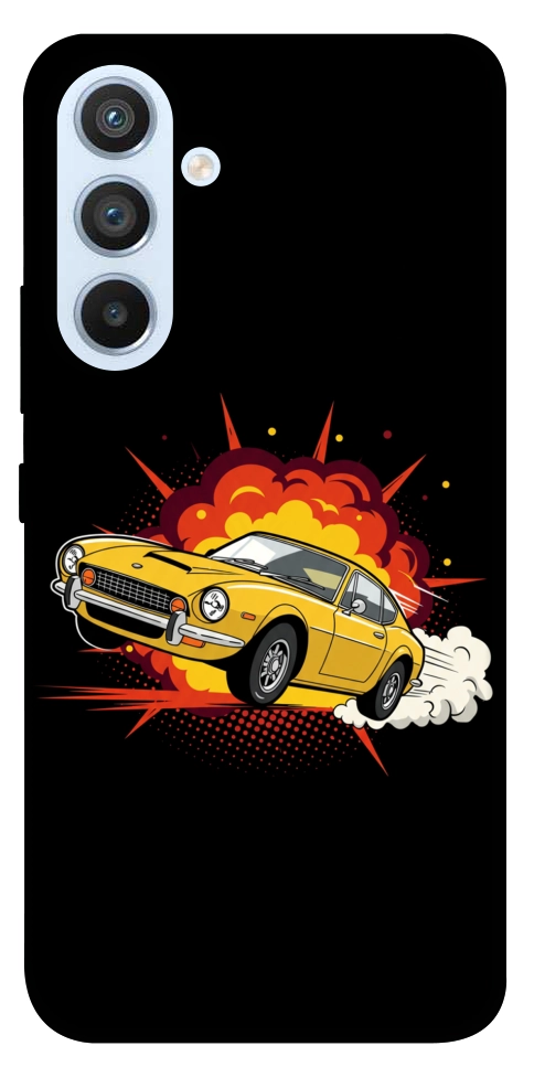 Чохол Retro comics car black для Galaxy A54 5G