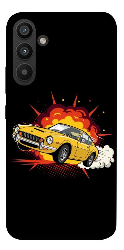 Чехол Retro comics car black для Galaxy A34 5G