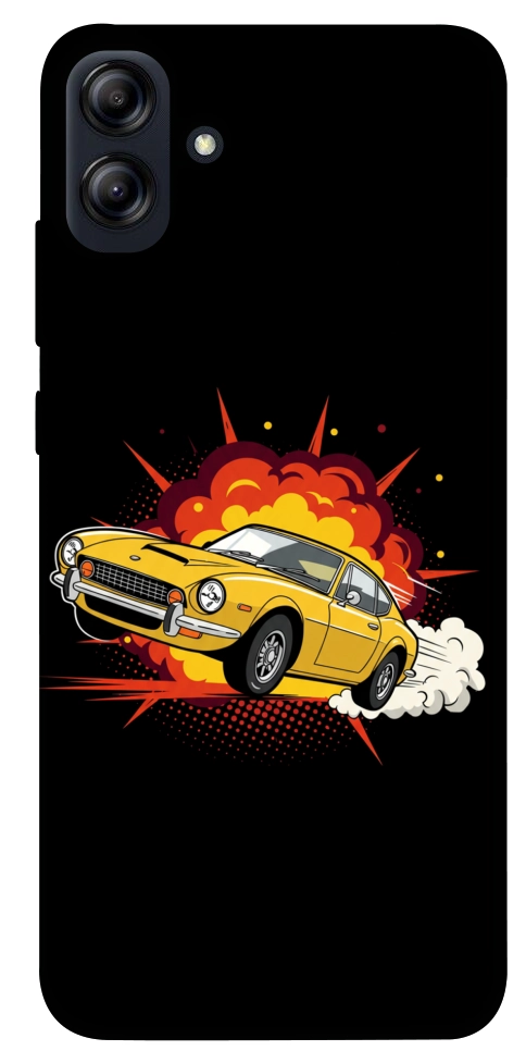 Чохол Retro comics car black для Galaxy A04e