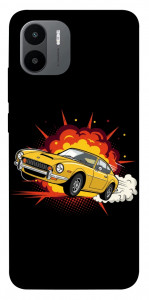 Чохол Retro comics car black для Xiaomi Redmi A1+