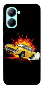Чохол Retro comics car black для Realme C33