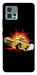 Чохол Retro comics car black для Motorola Moto G72