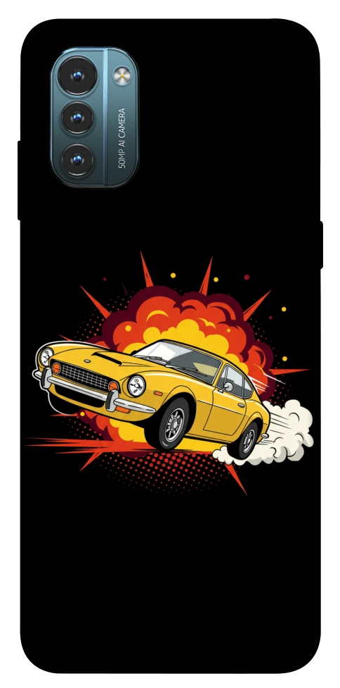 Чехол Retro comics car black для Nokia G21