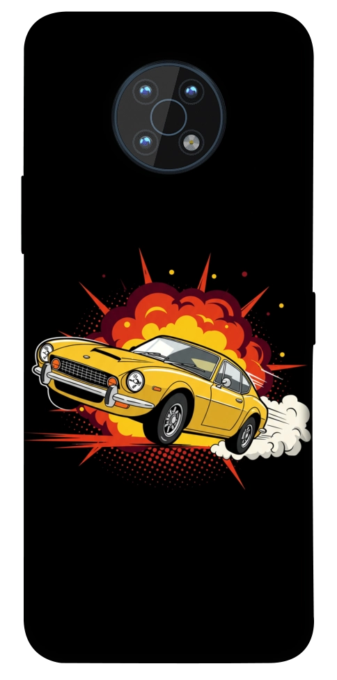 Чехол Retro comics car black для Nokia G50