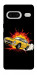 Чехол Retro comics car black для Google Pixel 7