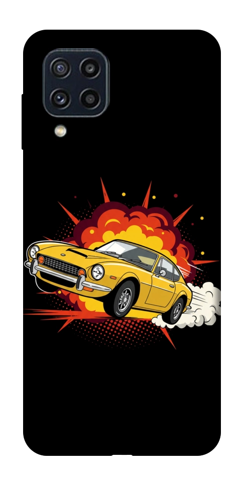 Чохол Retro comics car black для Galaxy M32