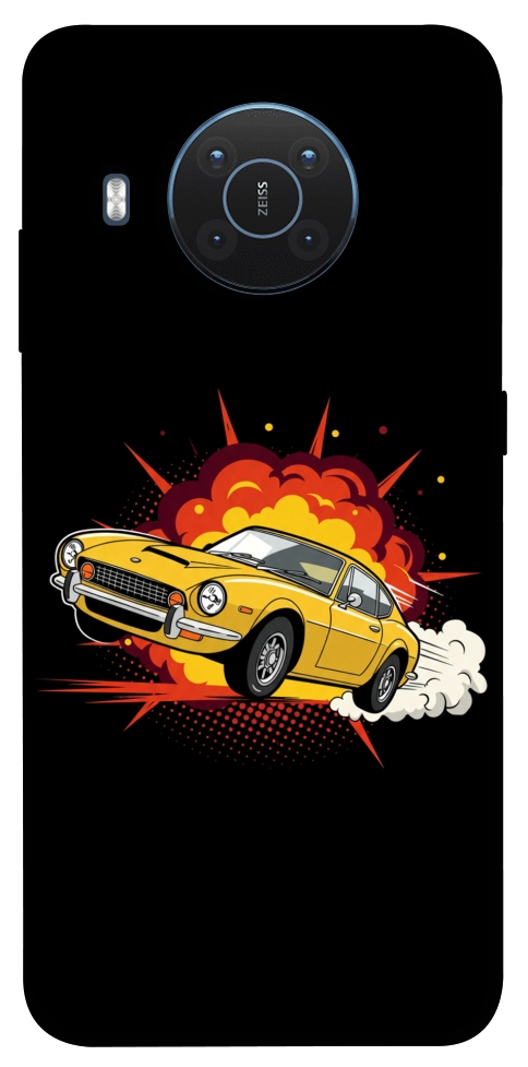 Чохол Retro comics car black для Nokia X20