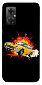 Чохол Retro comics car black для Xiaomi Redmi Note 11R