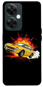 Чехол Retro comics car black для OnePlus Nord CE 3 Lite