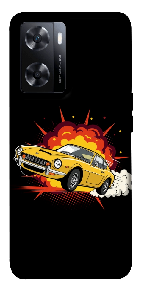 Чохол Retro comics car black для OnePlus Nord N20 SE
