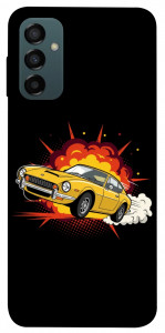 Чехол Retro comics car black для Galaxy M34 5G
