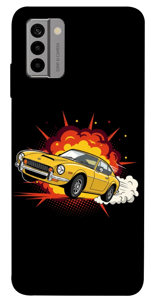 Чохол Retro comics car black для Nokia G22