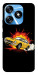 Чехол Retro comics car black для TECNO Spark 10