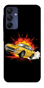 Чехол Retro comics car black для Samsung Galaxy A15