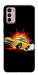 Чехол Retro comics car black для Motorola Moto G42