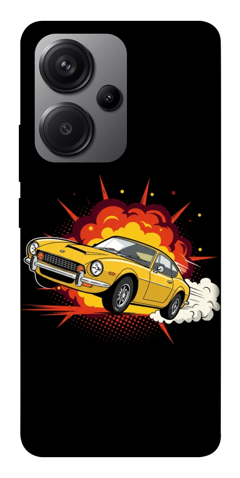 Чохол Retro comics car black для Xiaomi Redmi Note 13 Pro+