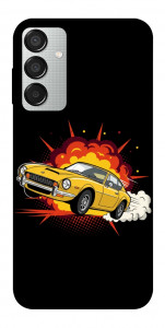 Чехол Retro comics car black для Galaxy M15 5G