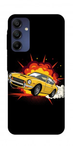 Чехол Retro comics car black для Samsung Galaxy A16 5G