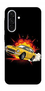 Чохол Retro comics car black для Galaxy A36 5G