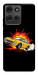 Чехол Retro comics car black для Motorola Moto G75 5G